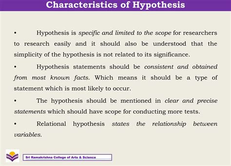 explain the functions of hypothesis