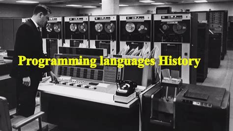 explain the history of computer programming