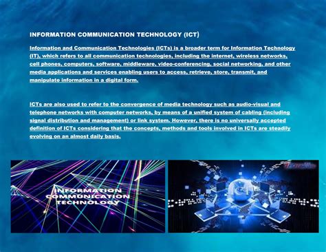 explain the importance of information communication in science and technology