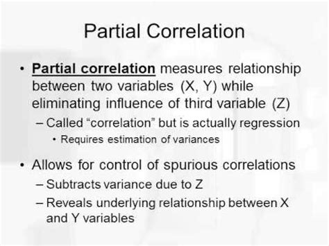 explain the multiple correlation and partial correlation with example