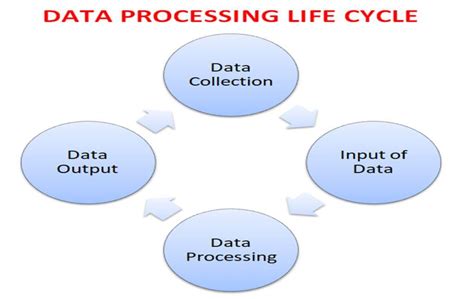 explain the stages in data processing cycle