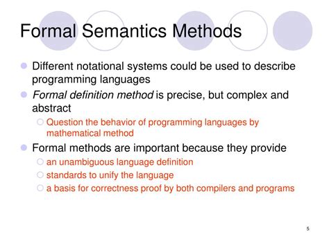 explain the techniques of semantics in computer programming language
