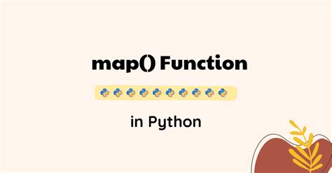 explain the use of map function in python