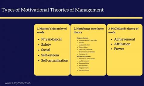 explain types of motivation in management