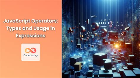 explain various operators and data types in javascript with example