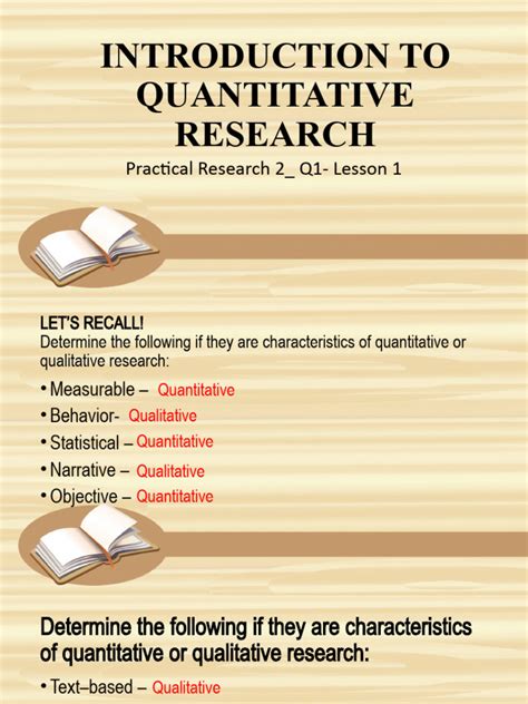 explain what is quantitative research