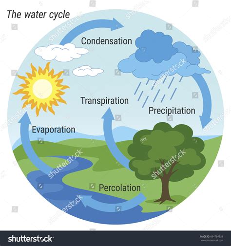 The Water Cycle Water storage in oceans, from USGS WaterScience School
