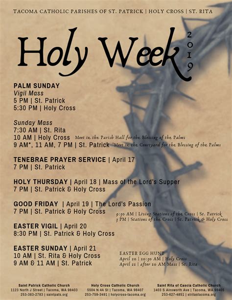 explanation of holy week