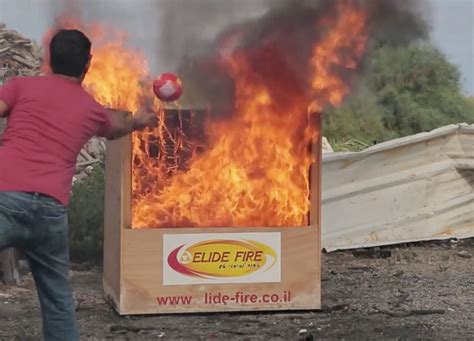 Exploding Ball Fire Extinguisher