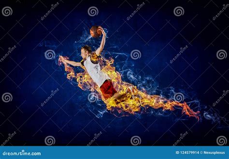 Exploding Balls Basketball Player