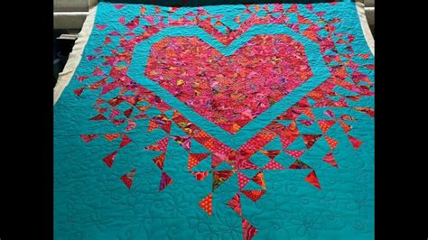Exploding Heart Quilt Youtube
