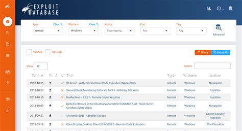 Exploit Database Extension