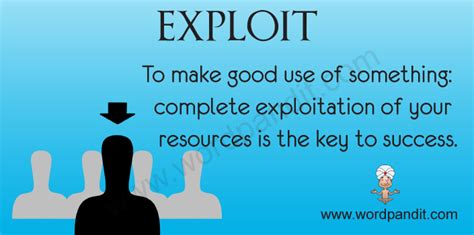 exploit meaning
