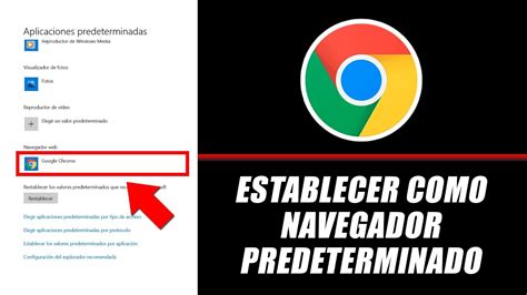 explorador predeterminado chrome