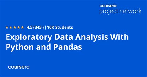 exploratory data analysis with python and pandas coursera