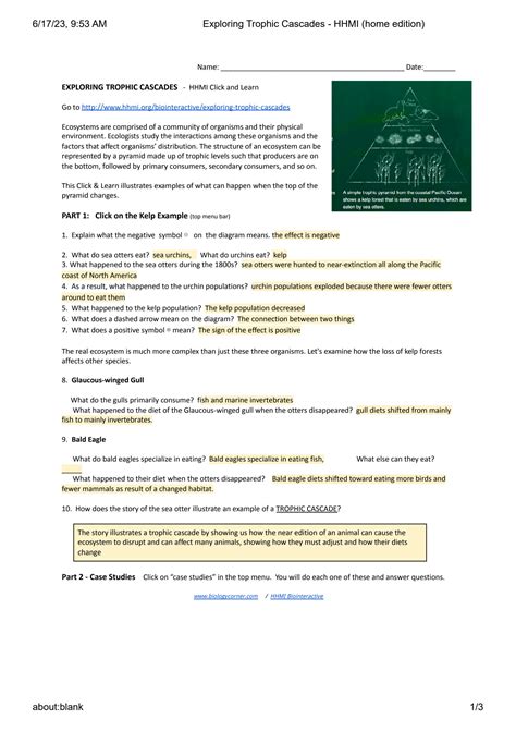 exploring trophic cascades answer key pdf