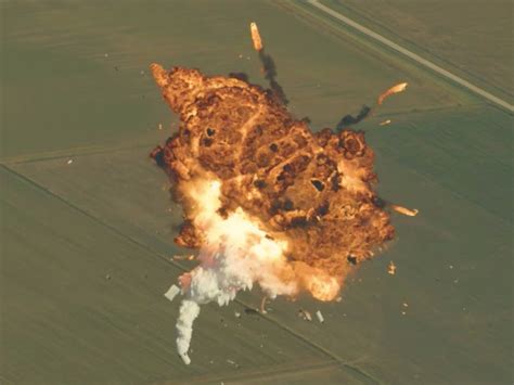 explosion of spacex rocket
