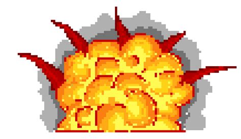 explosion png pixel