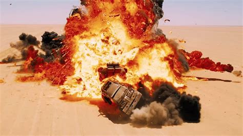 Explosionen in einem Film