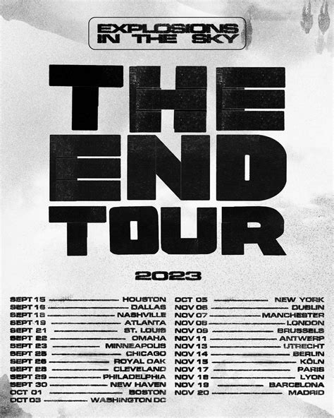 explosions in the sky the end tour