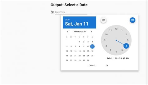 expo date time picker example