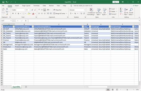 export all distribution list members to csv powershell