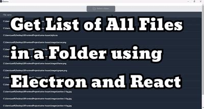 Export All Files In Folder Javascript