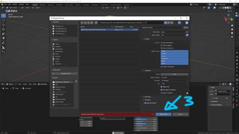 export blender