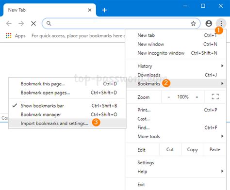 export chrome bookmarks and passwords to firefox