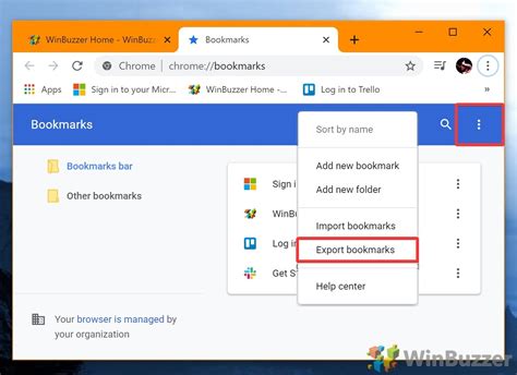 Export Chrome Bookmarks And Settings