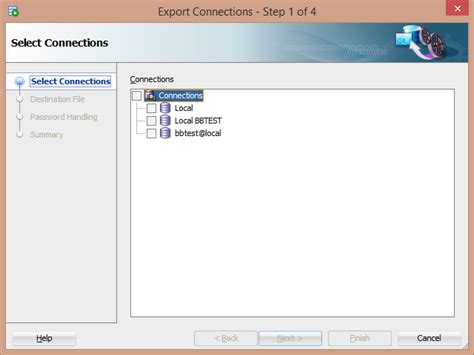 Export Connections Sql Developer