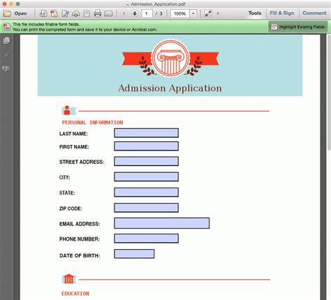 export data from excel to fillable pdf form