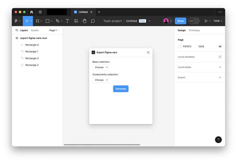 export figma variables to code