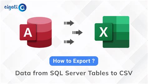export large data from sql server to csv