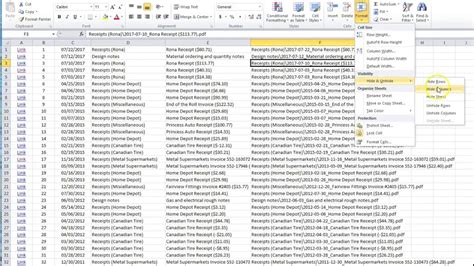 export list of files in folder to excel