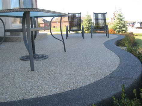 Exposed Aggregate Patio Stone Gray