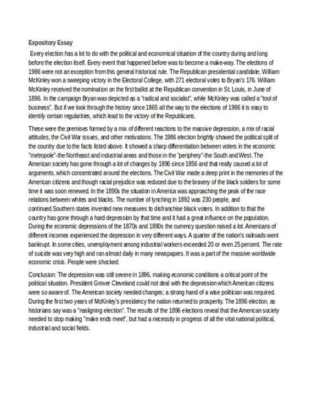 expository writing example pdf