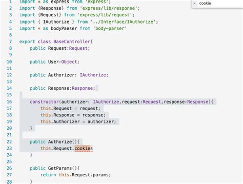 Express Cookie Parser Typescript