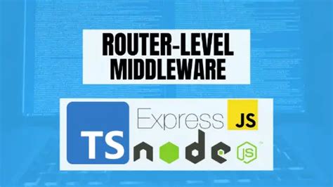 Express Router Use Middleware