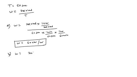 Express The Angular Velocity Of The Second Hand On A Clock In Rev/Hr