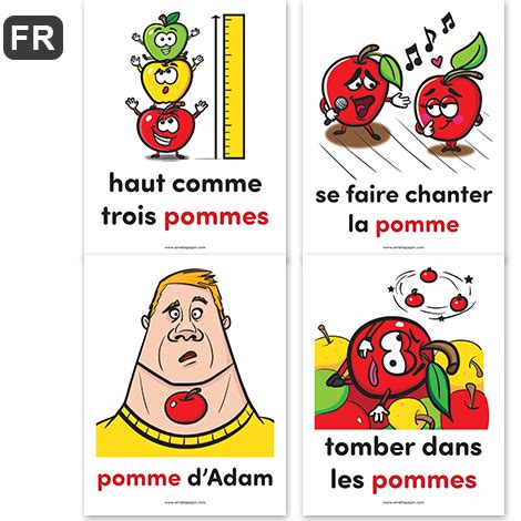 expression avec le mot pomme