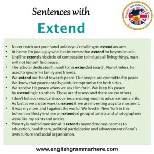 Extend Beyond Example Sentence