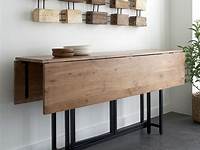 Extendable Space Saving Modern Dining Table, Transforms from a Console