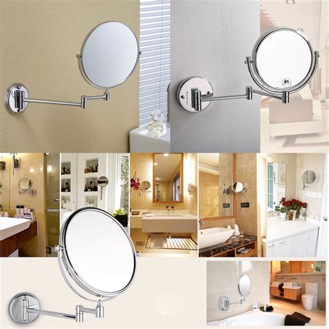 Extendable Bathroom Mirror With Light