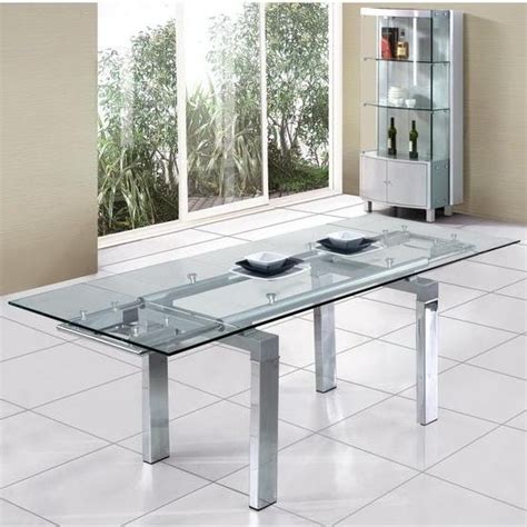 Extendable Glass Dining Room Tables