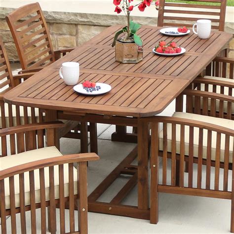 Extendable Outdoor Patio Table