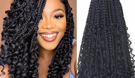 2020 Synthetic Hair Extension Box Braids Crochet Braids