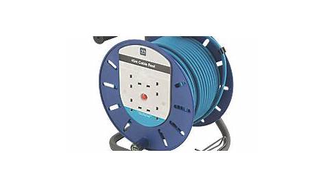 Extension Cable Reel Screwfix Masterplug 16a 2 Gang 25m 110v 110v Industrial Range Com