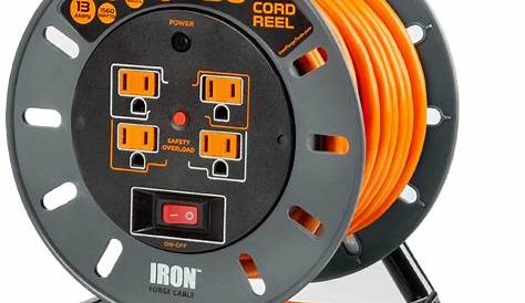 Extension Cord Reel Lowes LINK2HOME Link2Home 75ft 12/3 3Prong Indoor