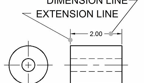Dimension Extension Line